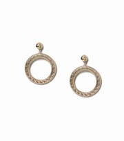Freedom Jewellery Freedom Gold Abstract Halo Drop Earrings